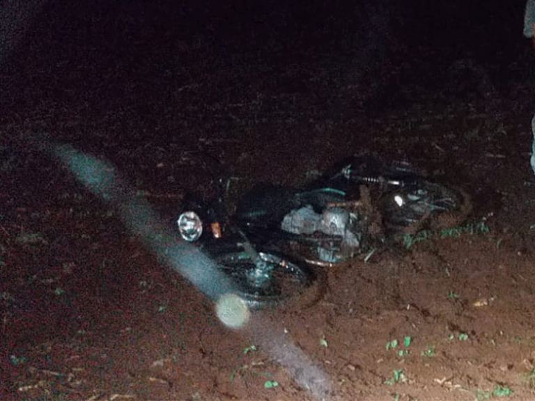 Acidente deixa motociclista ferido em Marechal Rondon