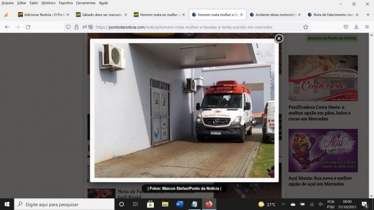 Morre mercedense que matou a ex-mulher em Mercedes