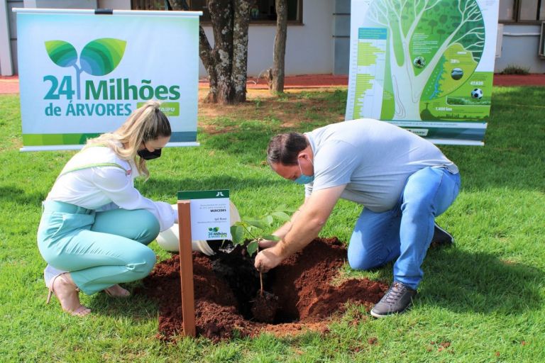 Mercedes recebe plantio da “Campanha 24 Milhões de Árvores plantadas” da Itaipu