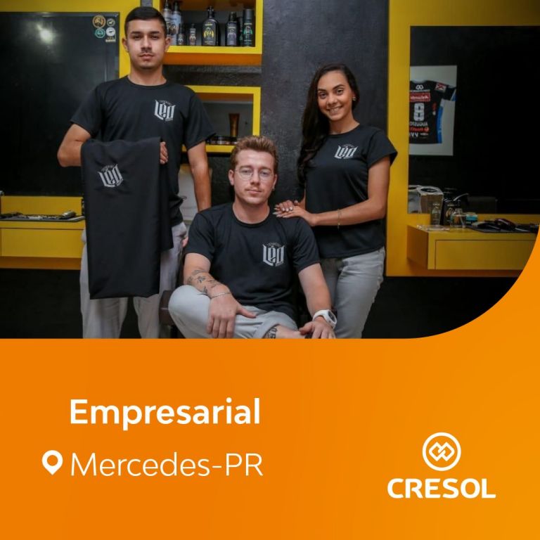 Jovem cooperado da Cresol de Mercedes impulsiona seus sonhos com serviços oferecidos pela cooperativa