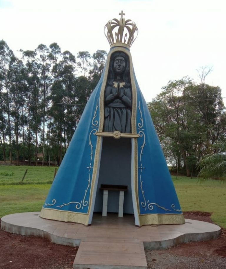 Inauguração de escultura de Nossa Senhora Aparecida acontece neste domingo em Entre Rios do Oeste