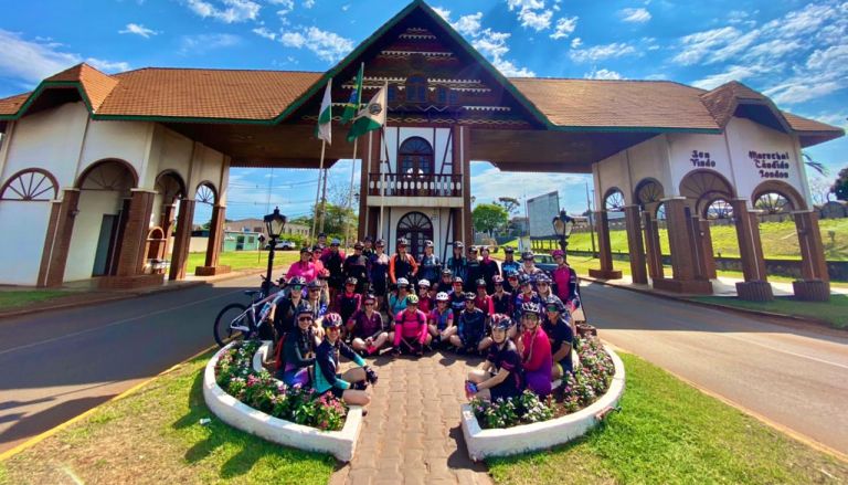 Grupos de pedal atraem cada vez mais mulheres em Marechal Rondon