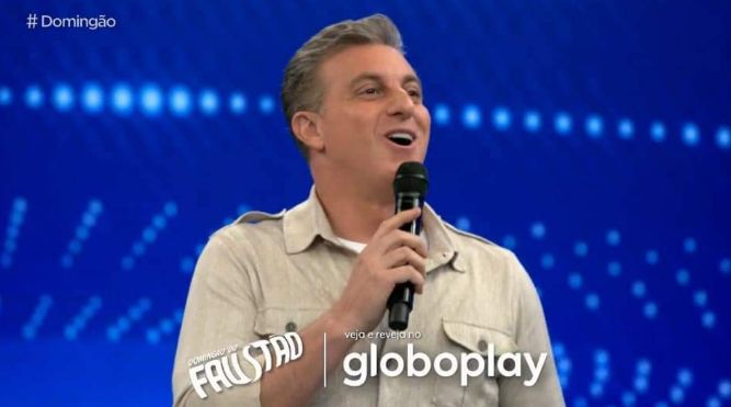 Globo erra e coloca logo de Faustão para Luciano Huck