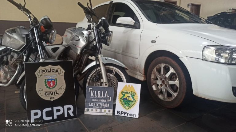 Sete pessoas, veículos, armas e drogas são apreendidos em operação deflagrada pelo BPFron e Polícia Civil em Guaíra