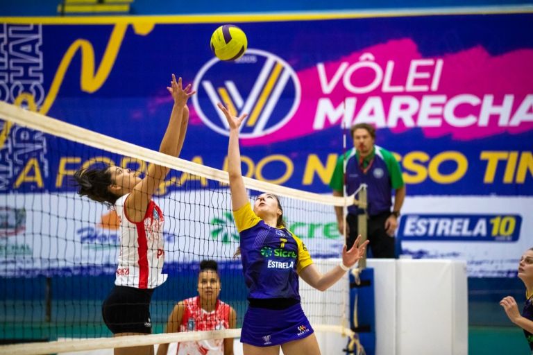 Vôlei Marechal e Cascavel jogam nesta terça-feira no Ney Braga