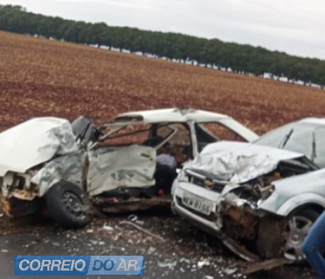 Acidente entre Palotina e Francisco Alves resulta em duas mortes