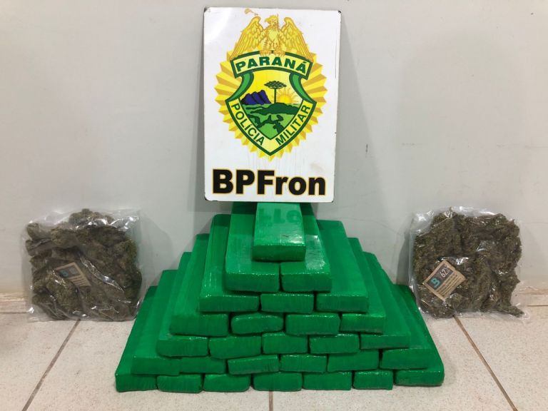 BPFron apreende adolescente que transportava drogas em bagageiro de ônibus na BR-277