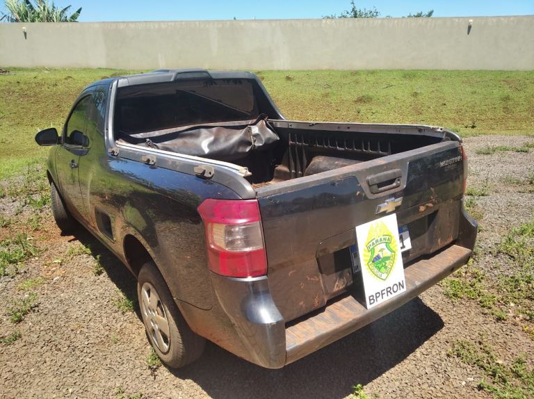 BPFron recupera veículo furtado em Santa Catarina durante abordagem em Santa Helena