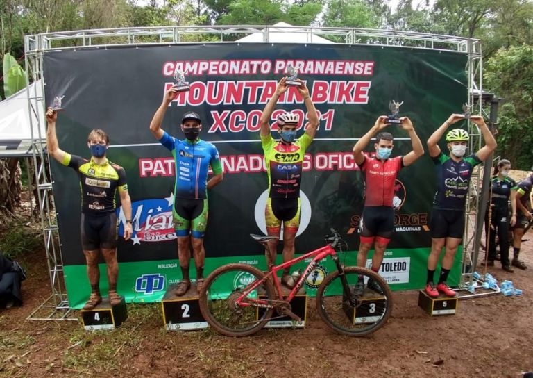 Etapa do Paranaense de Cross-Country em Toledo teve ciclista rondonense no pódio