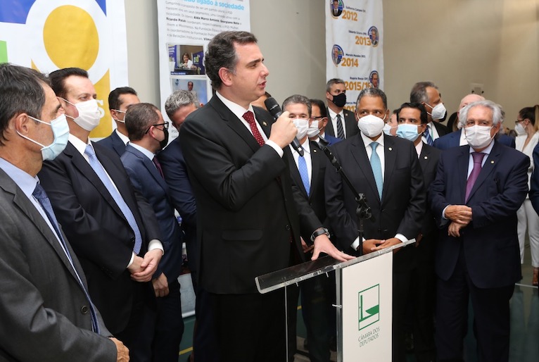 Rodrigo Pacheco é anunciado no PSD como candidato à presidência da República