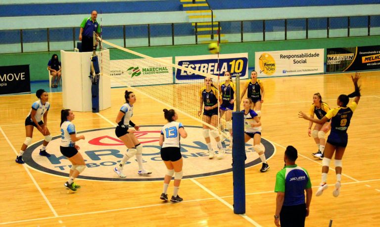 Após vitória fácil sobre Cascavel, Vôlei Marechal visita hoje o líder do Estadual