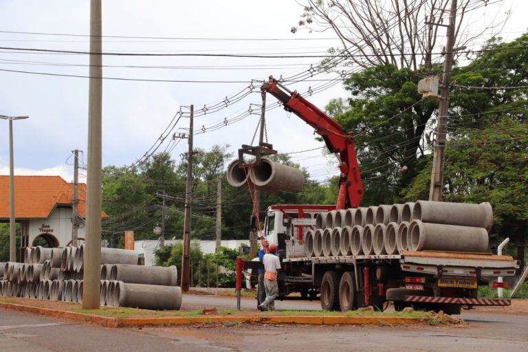Trecho da Avenida Rio Grande do Sul receberá nova galeria pluvial e recape asfáltico