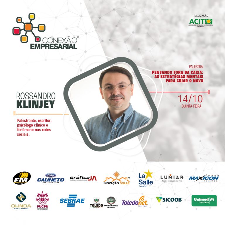 Fenômeno nas redes sociais se apresenta nesta quinta-feira no Conexão Empresarial