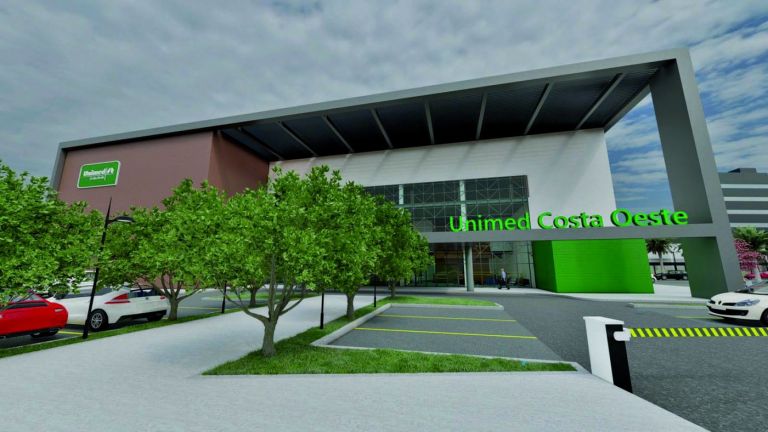 Unimed apresenta fachada do Hospital Geral de Marechal Rondon