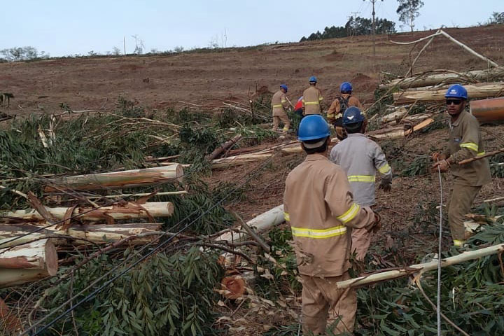 Copel já atendeu mais de nove mil ocorrências após temporal