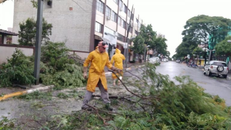 Temporal faz estragos em Marechal Rondon