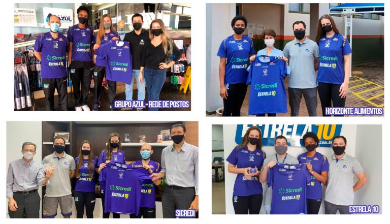 Vôlei Marechal entrega camisetas e carteirinhas aos parceiros