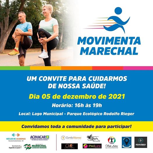 Movimenta Marechal acontece neste domingo no lago municipal