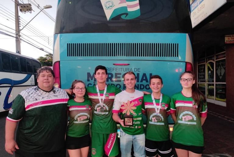 Badminton de Marechal Rondon leva o 3º lugar geral nos Jogos da Juventude