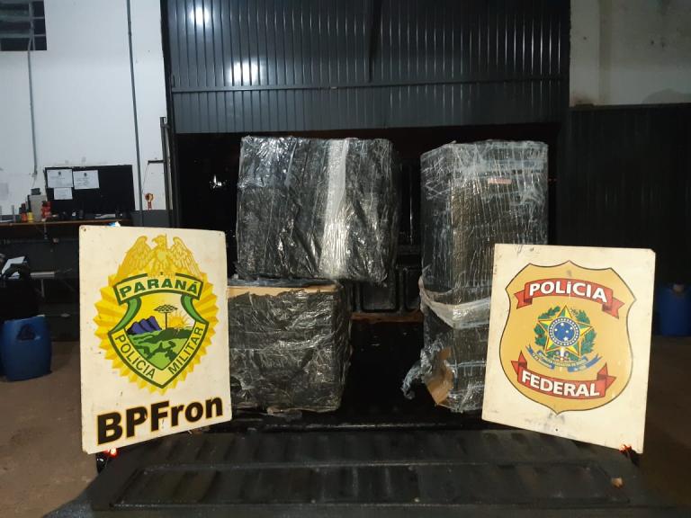 Cigarros eletrônicos são apreendidos na margem do Rio Paraná em ação integrada entre BPFron e PF