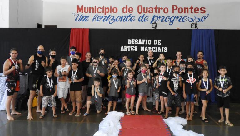 Desafio de Artes Marciais reúne quase 40 atletas em Quatro Pontes