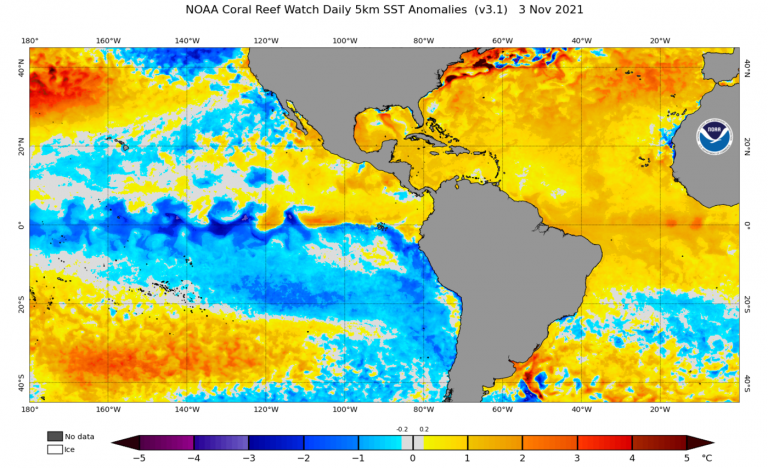 La Niña ganha força e atinge intensidade moderada