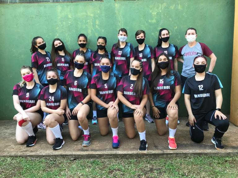 Handebol feminino de Maripá conquista 3º lugar nos Jogos da Juventude do Paraná