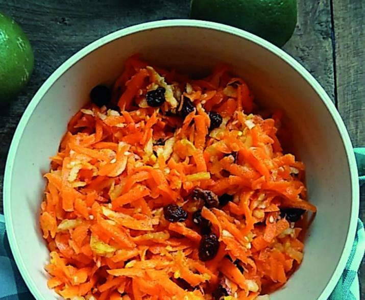 Salada marroquina de cenoura