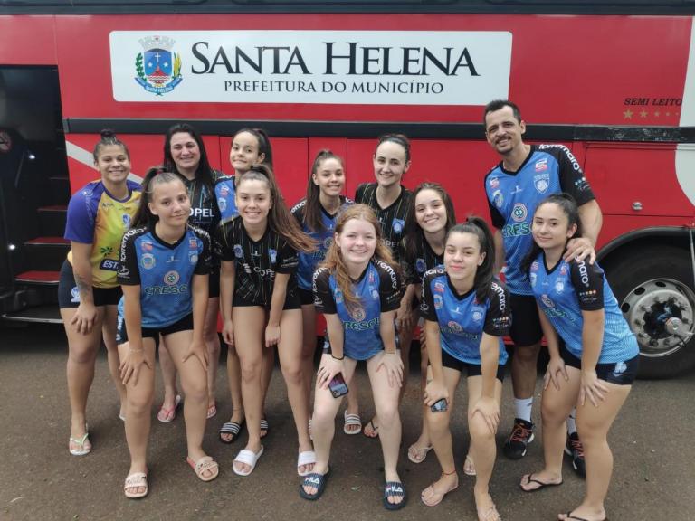 Santa Helena encerra participação no Paranaense de Voleibol Feminino Adulto