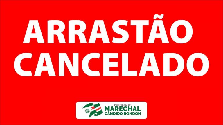 Arrastão contra a dengue deste sábado é cancelado em Marechal Rondon