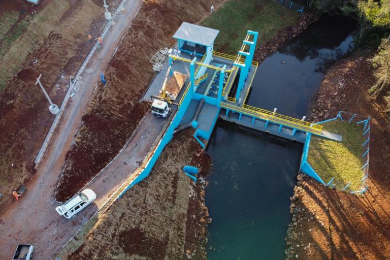 Sanepar e Amigos dos Rios fazem soltura de 3 mil peixes em Cascavel