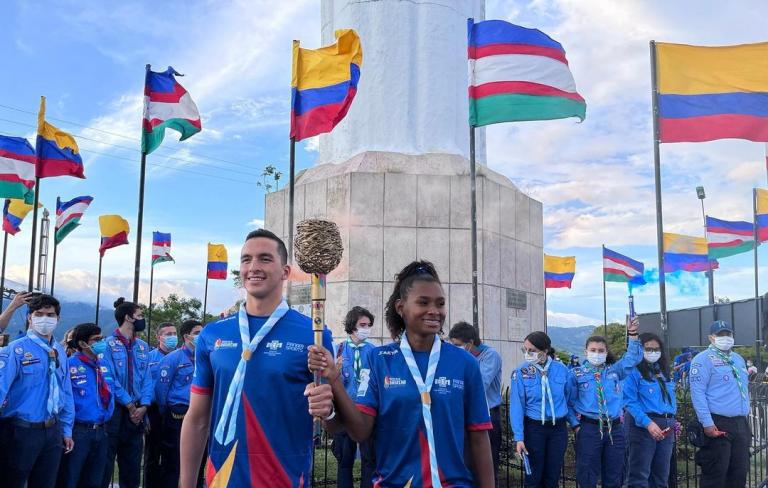 Tocha dos Jogos Pan-Americanos Júnior é acesa em Cali, na Colômbia