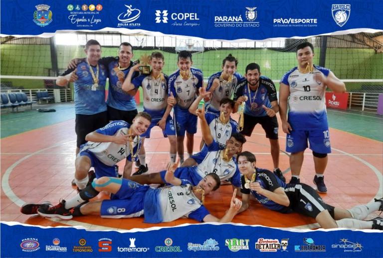 Santa Helena leva título dos JOJUPs no voleibol masculino