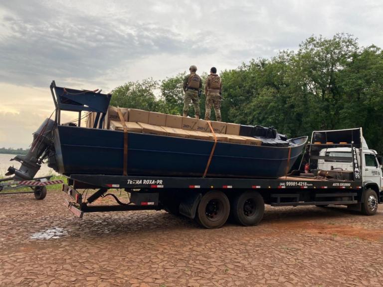 Apreensão de contrabando em Mercedes resulta em prejuízo de R$ 800 mil ao crime organizado