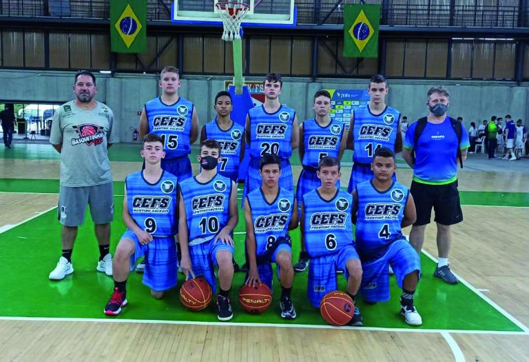 Após bronze nos JEBS, Frentino Sackser/Crescendo com o Basquete quer conquistar título paranaense sub-17