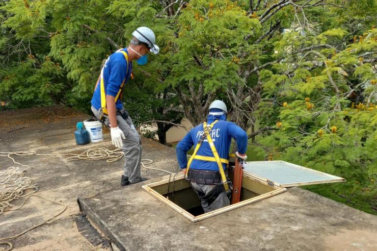 Sanepar recupera reservatórios de água tratada em Foz do Iguaçu