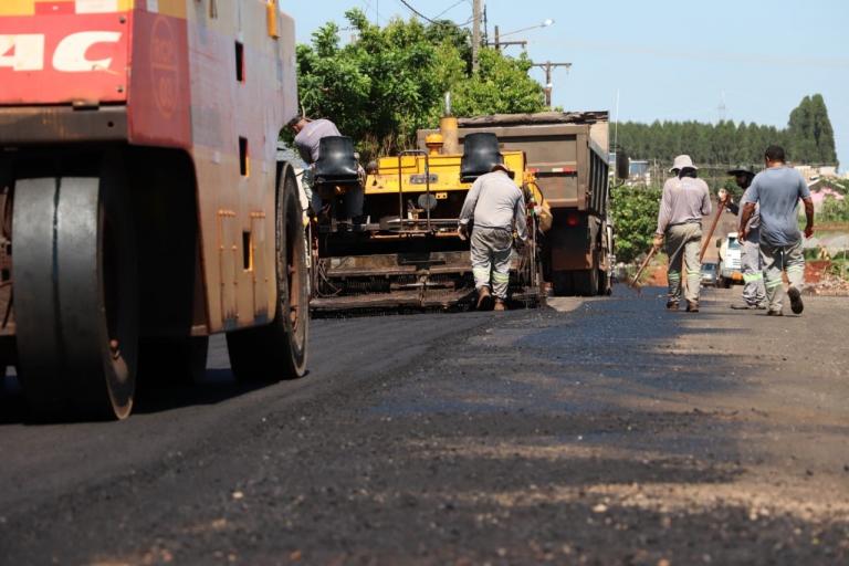 Marechal Rondon: Rua Isidoro Lorine recebe asfaltamento