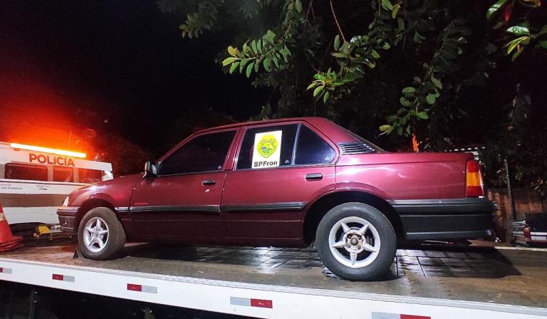 BPFron recupera em São José das Palmeiras veículo furtado em Entre Rios