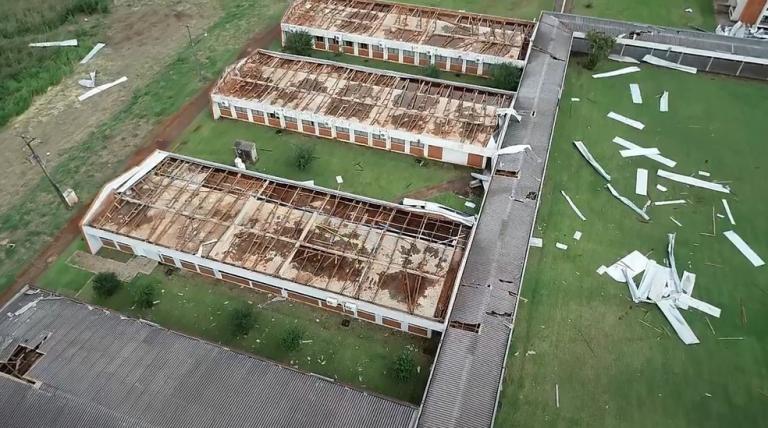 Governo do Paraná libera R$ 1 milhão para reconstrução da Unioeste Foz do Iguaçu após temporal