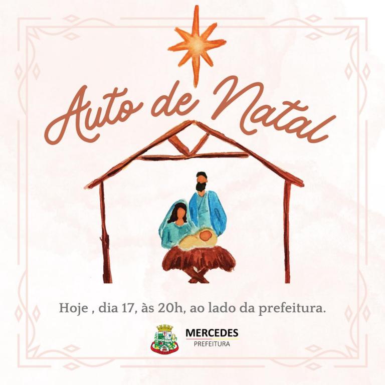 125 artistas realizam hoje, dia 17, o Auto de Natal em Mercedes