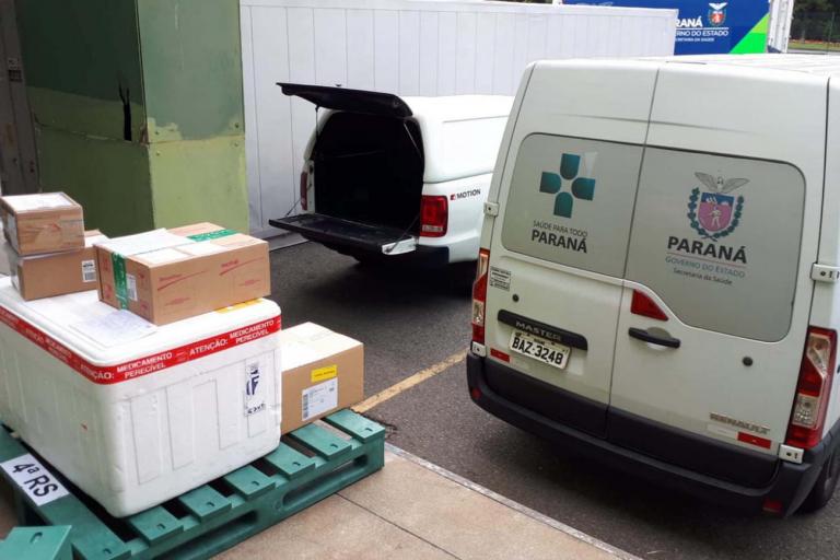 Saúde do Paraná distribui nesta quarta-feira mais 201 mil vacinas contra a Covid-19