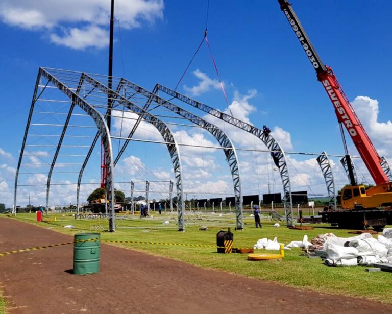 Montagem de estandes ao 34º Show Rural começa nesta segunda-feira