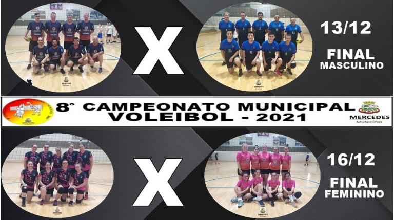 Definidos os finalistas do Campeonato Municipal de Voleibol de Mercedes de 2021