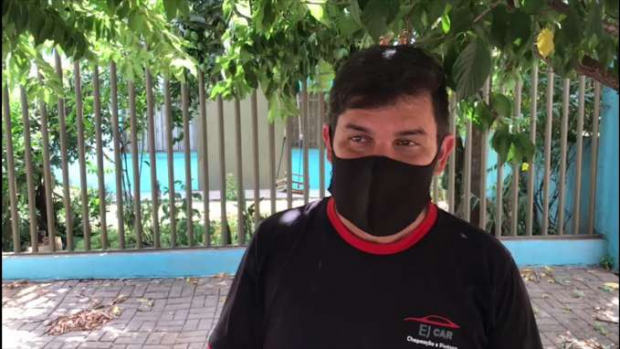 Oficina irá acionar a Justiça para que vizinhos paguem prejuízo de carro concretado