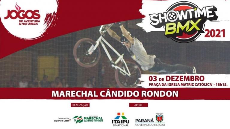 Showtime BMX Freestyle acontece nesta sexta-feira em Marechal Rondon