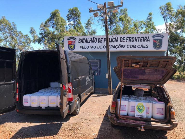 BPFron apreende R$ 500 mil em agrotóxicos contrabandeados em Pato Bragado
