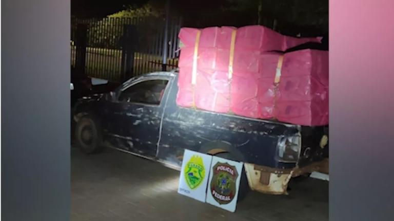 Adolescente é apreendido com carro carregado com cigarros em Guaíra