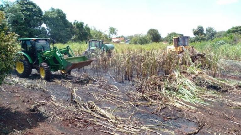 Fogos de artifício provocam incêndio ao lado de escola em Mercedes