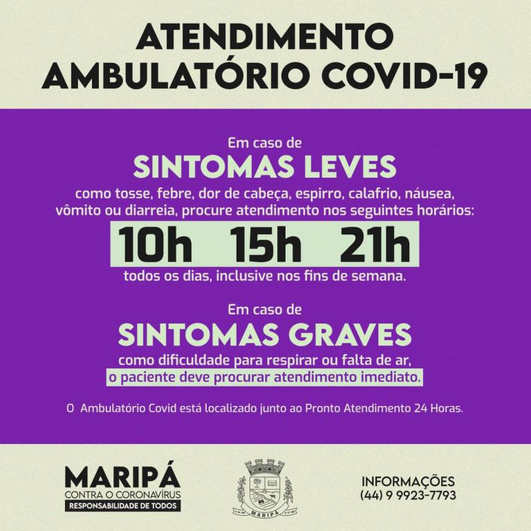 Maripá: Secretaria de Saúde amplia horário de atendimento a casos suspeitos de Covid-19