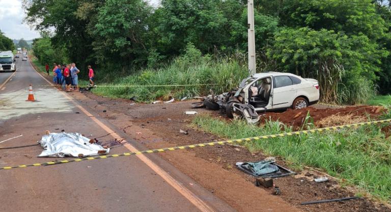 Identificadas vítimas de acidente envolvendo carro com placas de Marechal Rondon